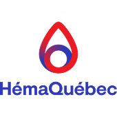 Logo Héma-Québec, client de La Blanchisserie